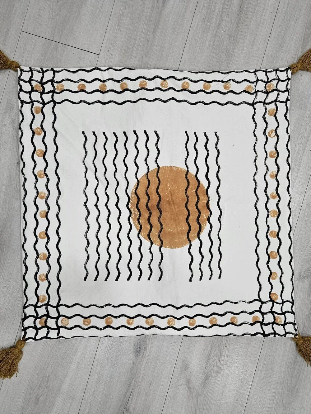 CQC LA Ascension Moon Lunar Pillow Shams Fringe 26